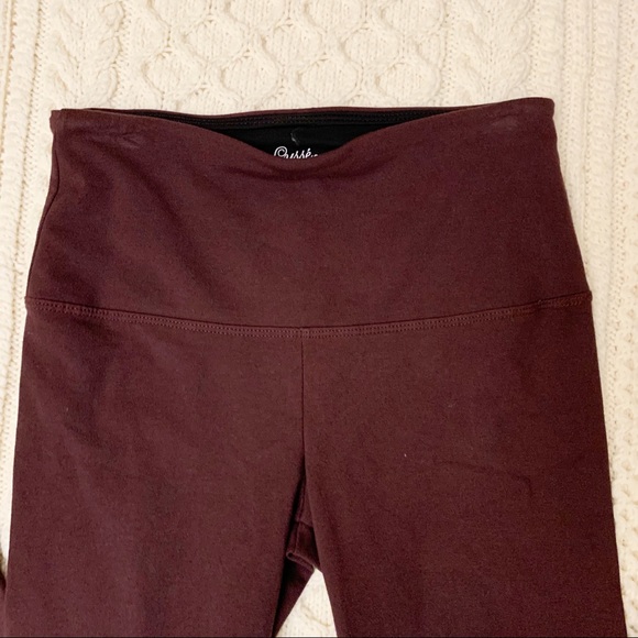 Lysse leggings burgundy sz small - Picture 2 of 4